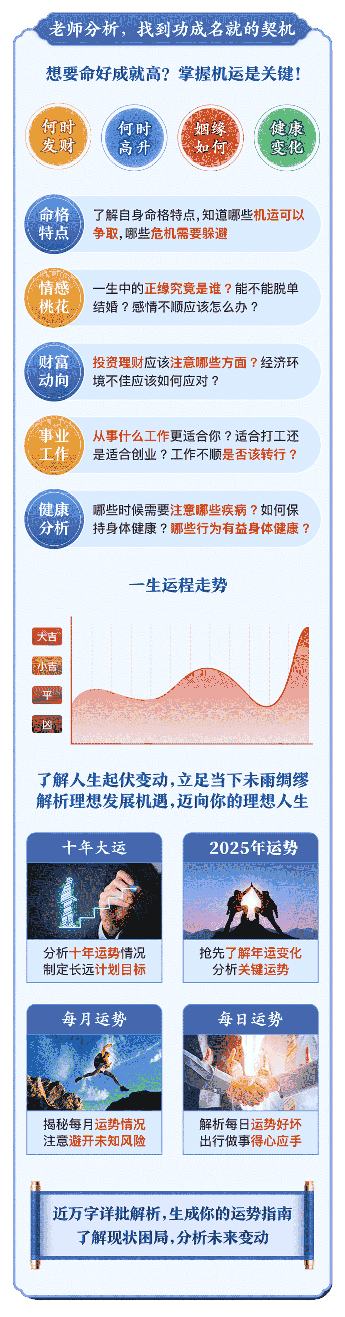 迎接功成名就的契机受阻不济关系差